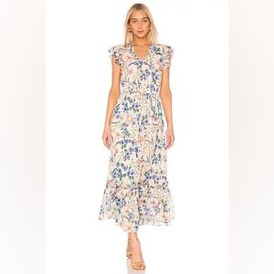 HOUSE OF HARLOW x REVOLVE Suus Maxi Dress in Blush Mixed Floral